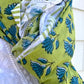 Green Block Print Cotton Sarong, Cotton Summer Scarf, Beachwear, Swimsuit Coverup, Bachelorette Gift - DharBazaar
