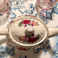 Vintage 1980s to 1990s Royal Caldone Ceracraft Teapot with cabbage roses - DharBazaar