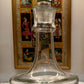 Pair of heavy art deco crystal decanters - DharBazaar