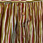 Mens Cotton Hand-block Print Pajamas with Brown and Green Stripes - DharBazaar