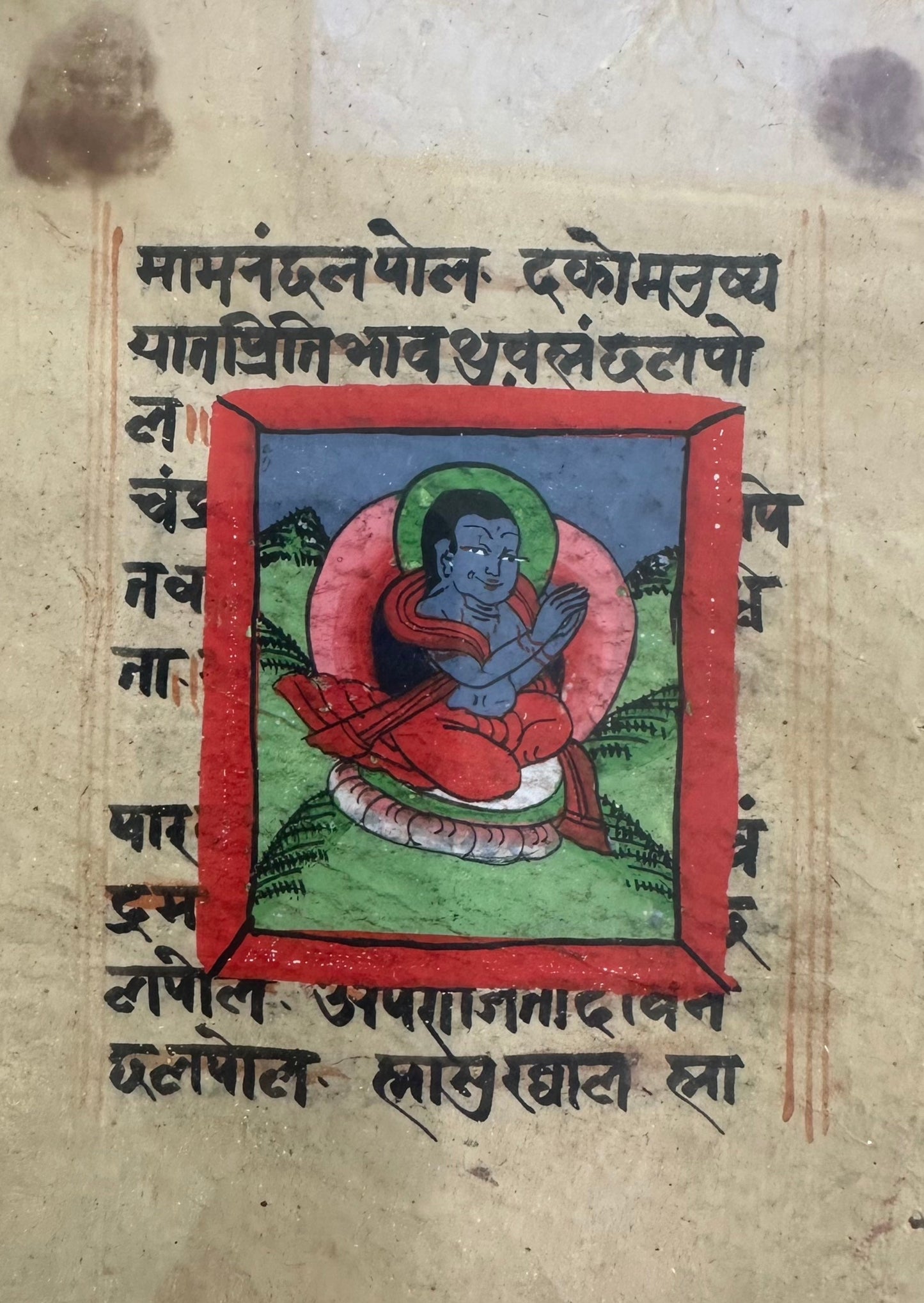 Early Buddhist Manuscript Paintings Series - 1 - DharBazaar