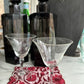 Delicately etched vintage wine glasses #EtchedGlass #VintageWineGlasses #LoveWine - DharBazaar