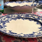 Blue dinner plates
