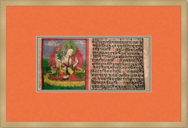 Antique Buddhist Tsakli card paintings; series 1 #TibetanArt #TsakliCards #BuddhistPaintings - DharBazaar