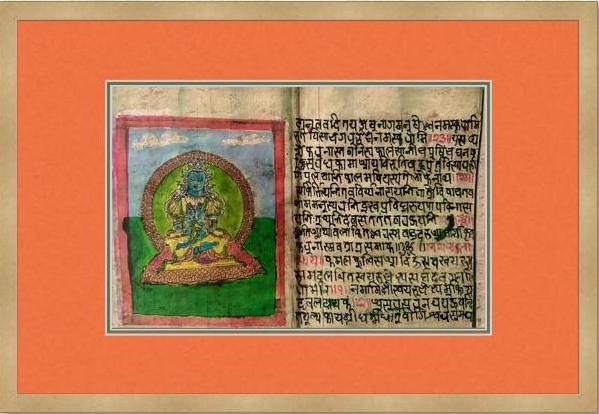 Antique Buddhist Tsakli card paintings; series 8 #TibetanArt #TsakliCards #BuddhistPaintings - DharBazaar