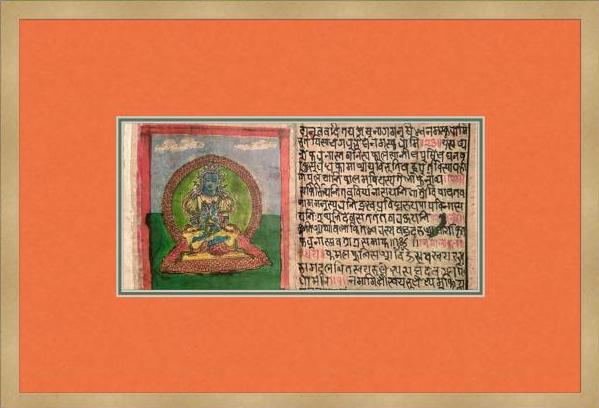 Antique Buddhist Tsakli card paintings; series 6 #TibetanArt #TsakliCards #BuddhistPaintings - DharBazaar