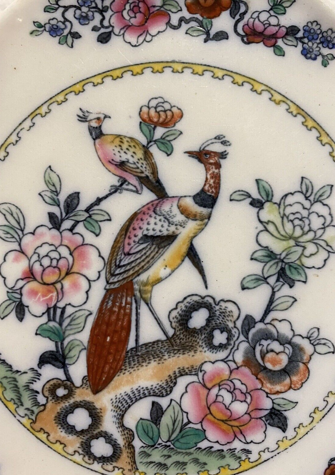 Antique trivet made by Whieldon Ware Old Chelsea #WhieldonWareOldChelse #RareTrivet #AntiqueChinoiseriePlates - DharBazaar
